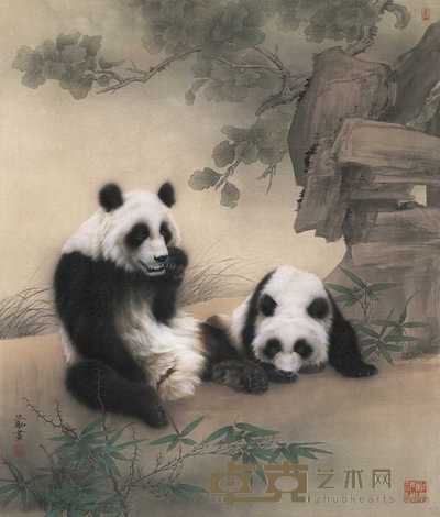王生勇 2005年作 熊猫 镜心 89×76cm